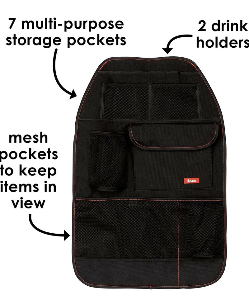 Car Backseat Organizer With Storage Pockets for Travel Accessories, Ki