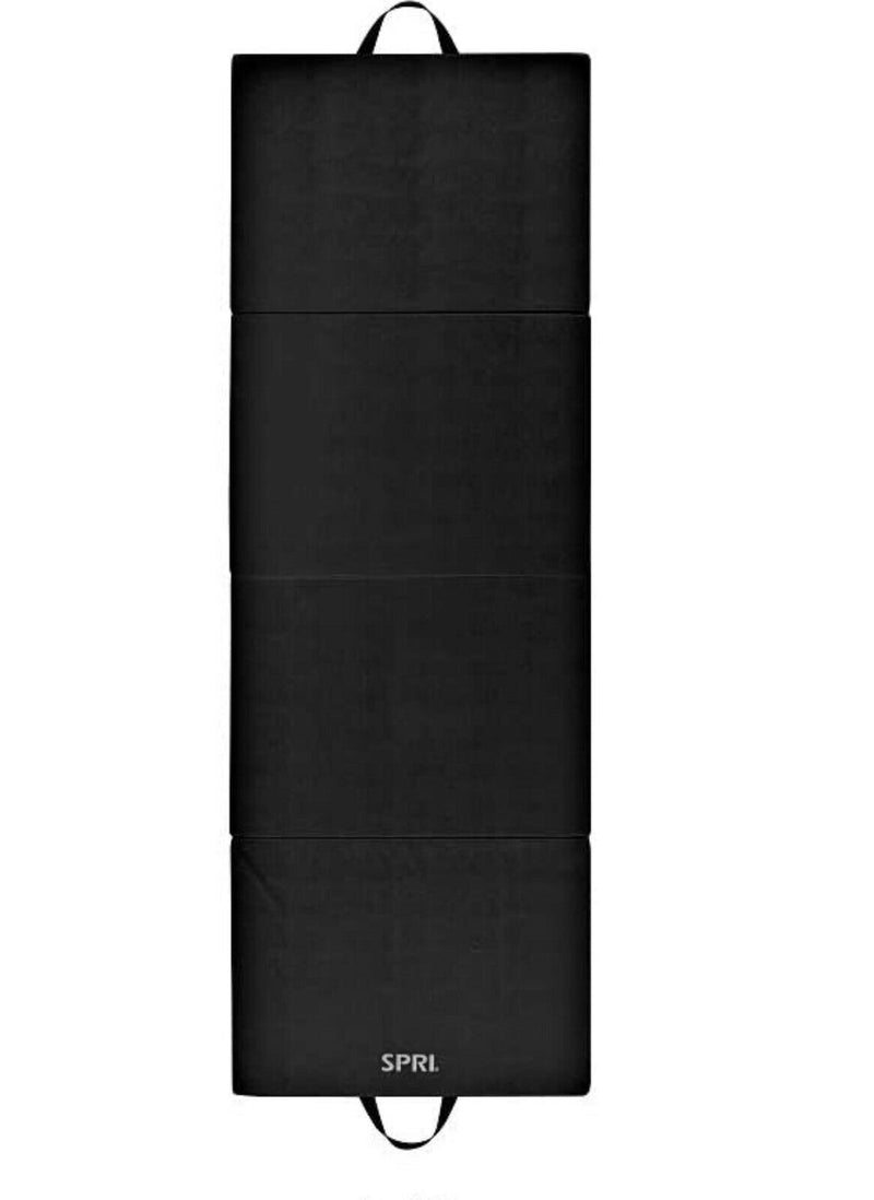 Padded Exercise Mat, 1.5 Inches Thick, Tri-Fold, Easy to Carry and Store