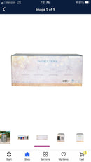 Wax Warmer Full Size Gift Set w/ Scented Wax Melts, Leaf Pattern, NIB