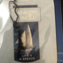 6 Yankee Candle Car Jar LIFE'S A BREEZE Air Freshener Hanging Paperboard Jars