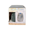 Wax Warmer Full Size Gift Set w/ Scented Wax Melts, Leaf Pattern, NIB