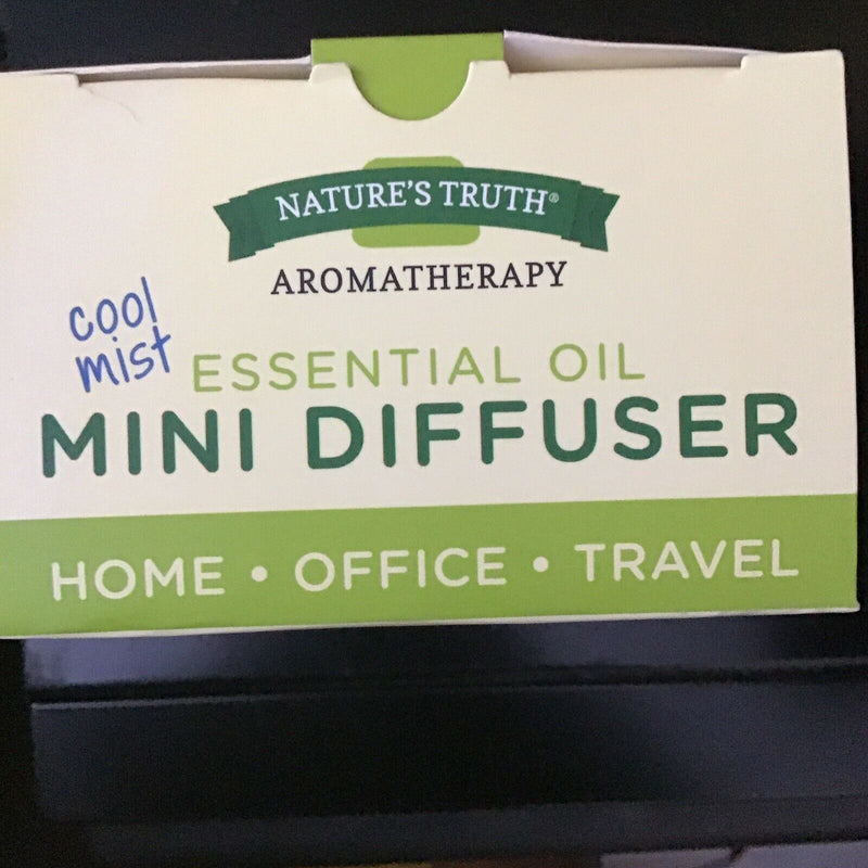 Nature’s Truth Essential Oil Mini Diffuser For Home Travel And Office Usb Charge