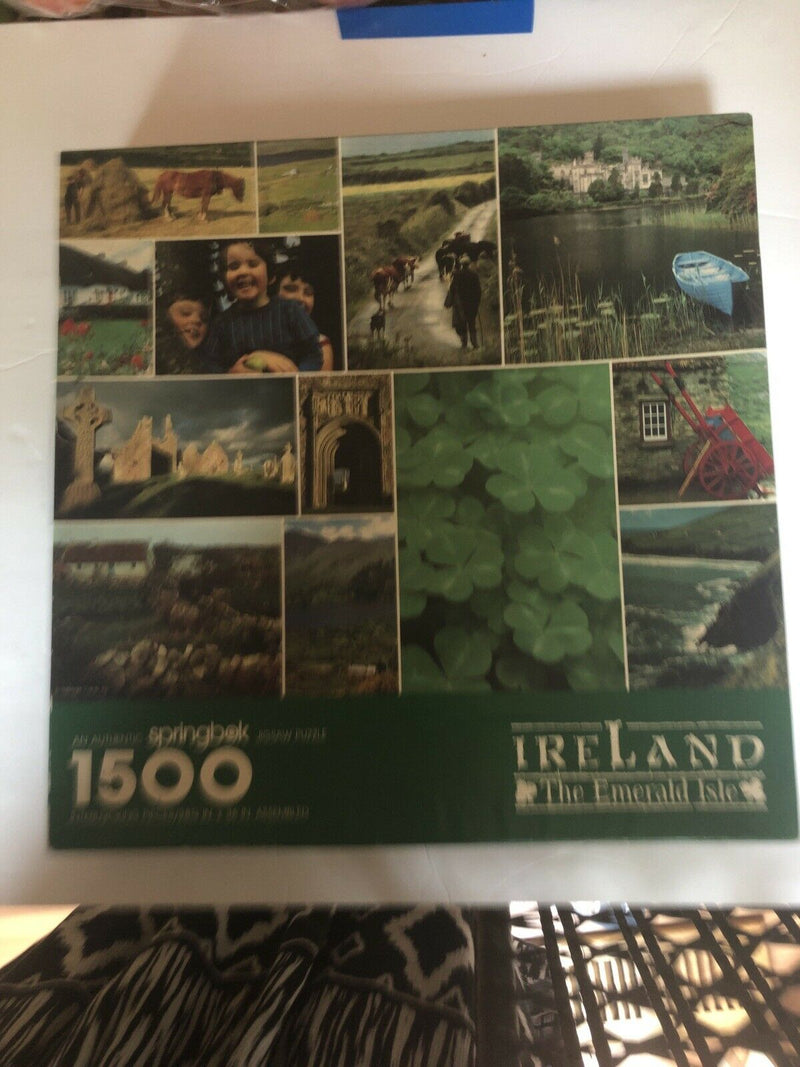 Ireland The Emerald Isle 1500 Piece Springbok Jigsaw Puzzle Hallmark PZL9003 USA
