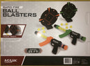 Ball Blaster Shootout -2 Ball Blasters, 24 Soft Foam Rounds Indoor Outdoor Play!