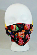 Kids Print Face Mask with Filter Pocket Handmade Washable Made In USA