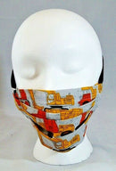 Kids Print Face Mask with Filter Pocket Handmade Washable Made In USA