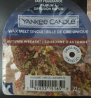 Yankee Candle - Wax Melt Single - Autumn Wreath Scent - 3 Pack NEW in Pack