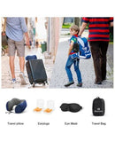 Blusmart Travel Pillow 100% Pure Memory Foam Neck Pillow Breathable Comfortable