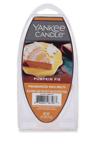 Pumpkin Pie Wax Melts Yankee Candle 2.6oz